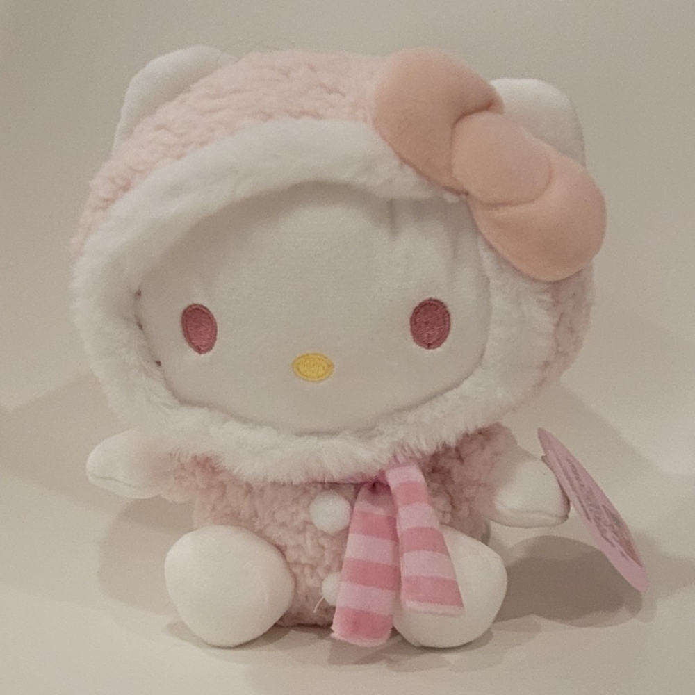 Sanrio Hello Kitty pink christmas plush